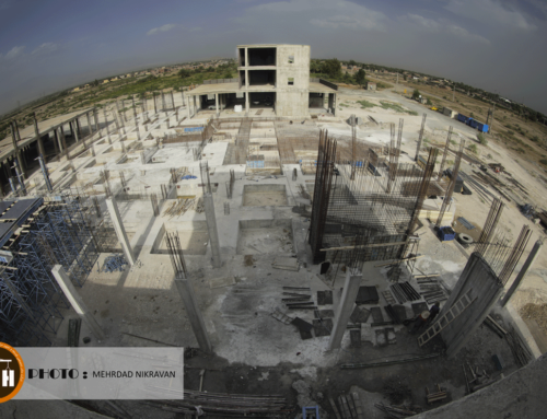 گزارش تصویری از احداث بیمارستان ۱۳۶ تختخوابی عنبرآباد